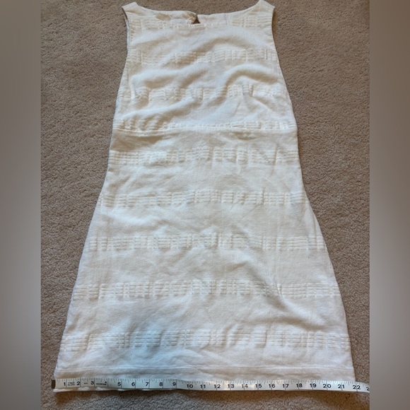 Free People Cotton/Linen White Dress size large - Picture 11 of 11